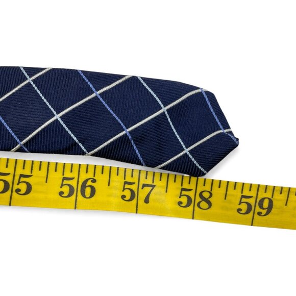 Brooks Brothers Makers Silk Tie Geometric Diamonds Blue - Picture 6 of 6